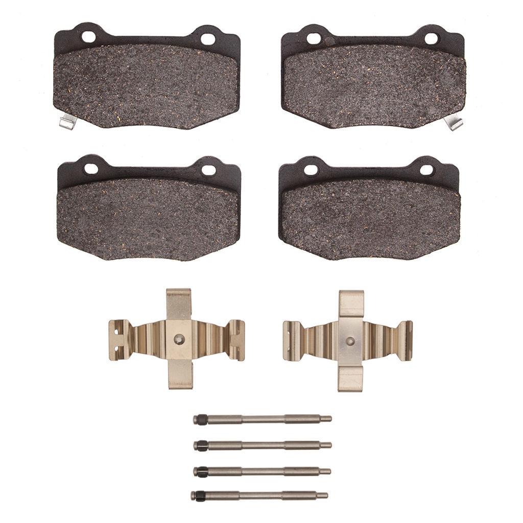Dynamic Friction 1600-1718-01 - 5000 Euro Ceramic Brake Pads With Hardware
