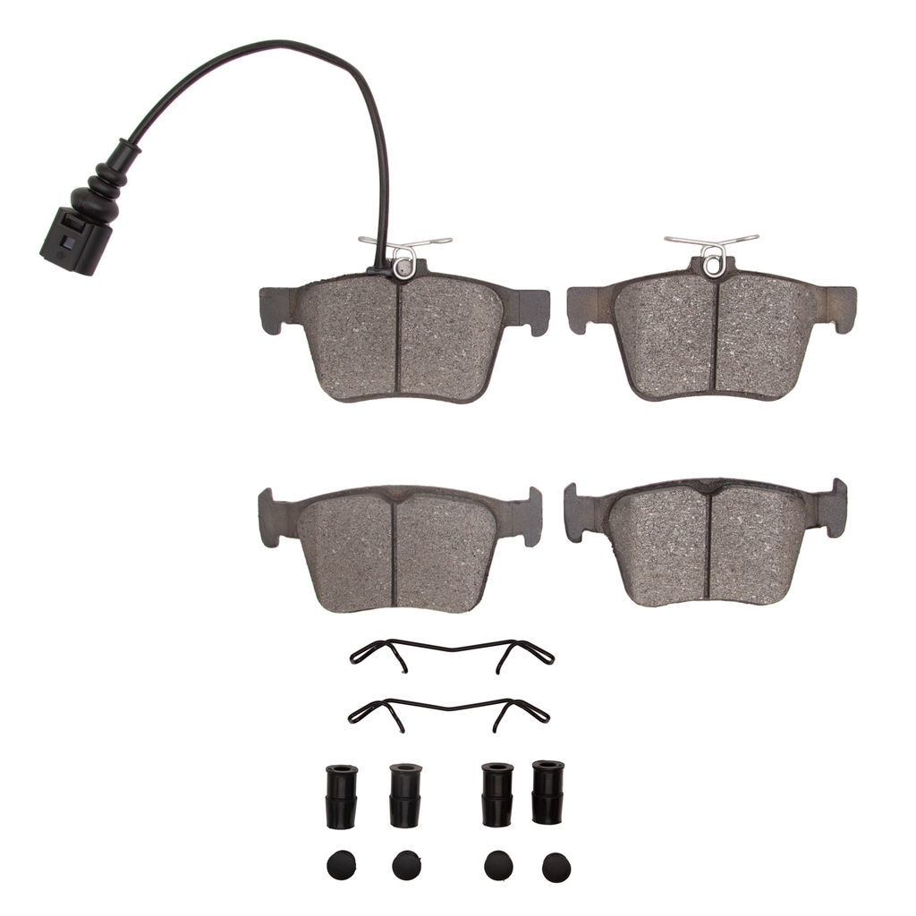 Dynamic Friction 1600-1761-02 - 5000 Euro Ceramic Brake Pads With Hardware