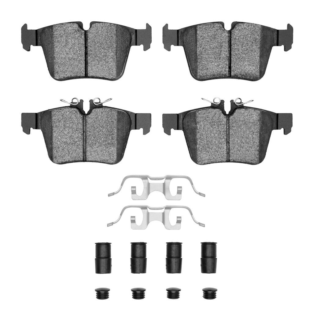 Dynamic Friction 1600-1795-01 - 5000 Euro Ceramic Brake Pads With Hardware