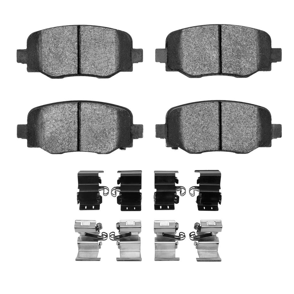 Dynamic Friction 1600-1809-01 - 5000 Euro Ceramic Brake Pads With Hardware