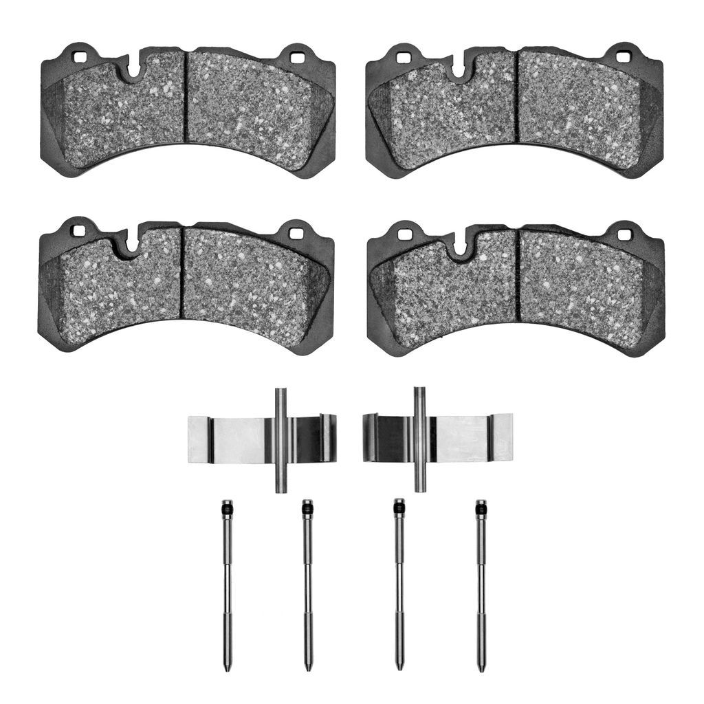 Dynamic Friction 1600-1819-01 - 5000 Euro Ceramic Brake Pads With Hardware