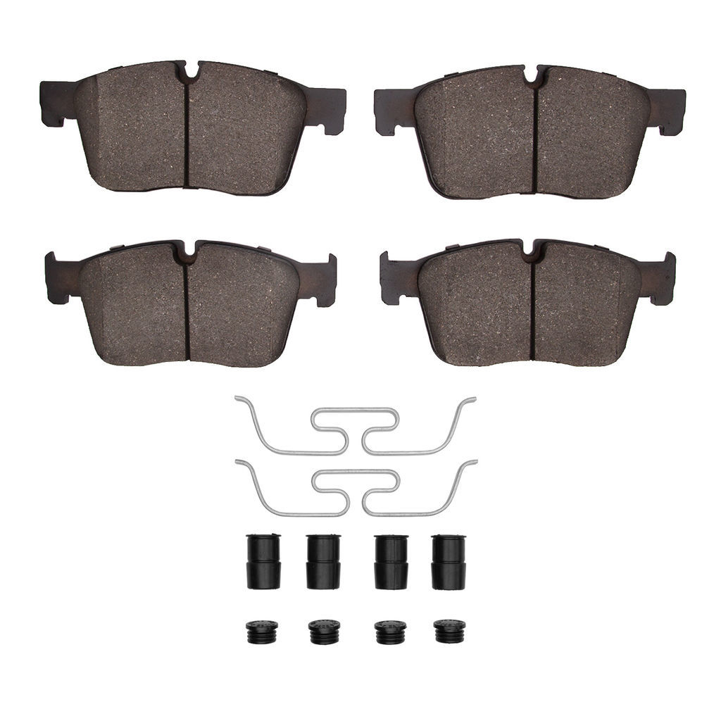 Dynamic Friction 1600-1861-01 - 5000 Euro Ceramic Brake Pads With Hardware