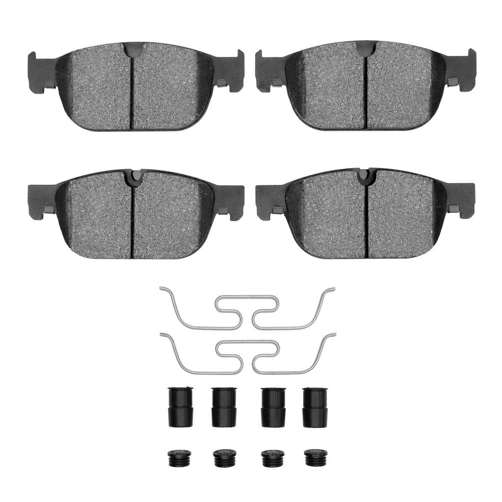 Dynamic Friction 1600-1865-01 - 5000 Euro Ceramic Brake Pads With Hardware