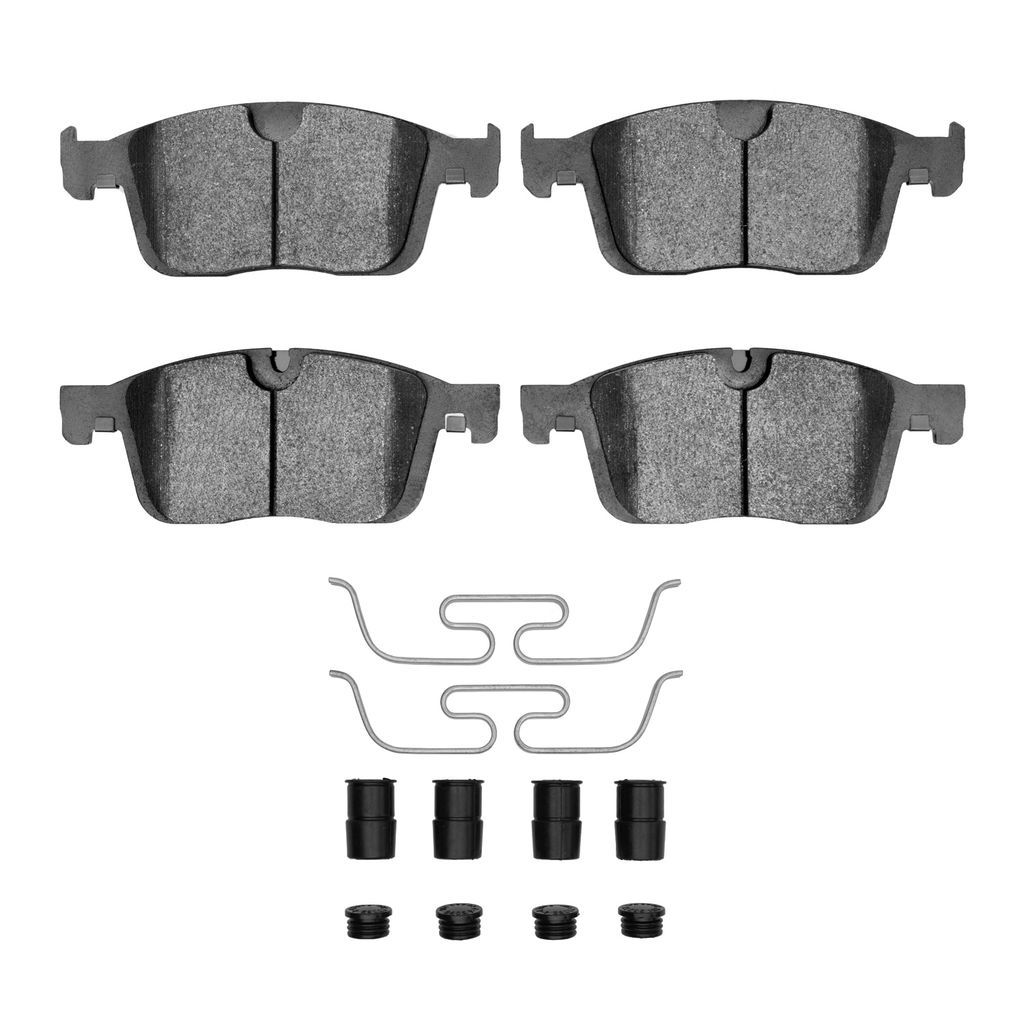 Dynamic Friction 1600-1866-01 - 5000 Euro Ceramic Brake Pads With Hardware
