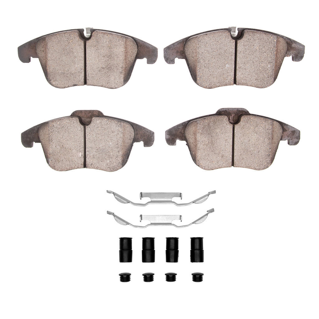 Dynamic Friction 1600-1869-01 - 5000 Euro Ceramic Brake Pads With Hardware