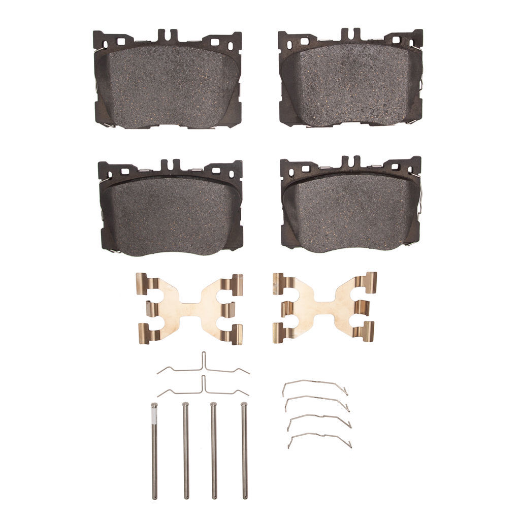 Dynamic Friction 1600-1871-01 - 5000 Euro Ceramic Brake Pads With Hardware