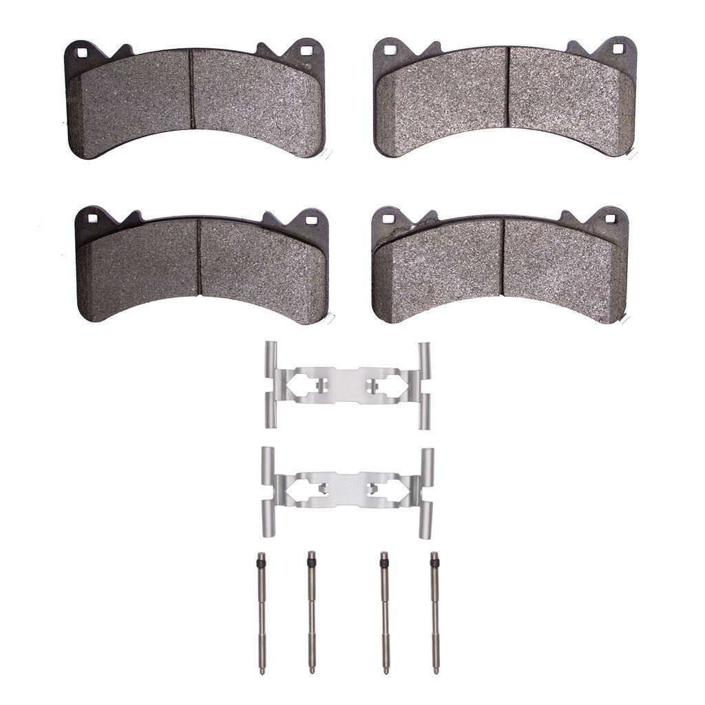Dynamic Friction 1600-1910-01 - 5000 Euro Ceramic Brake Pads With Hardware