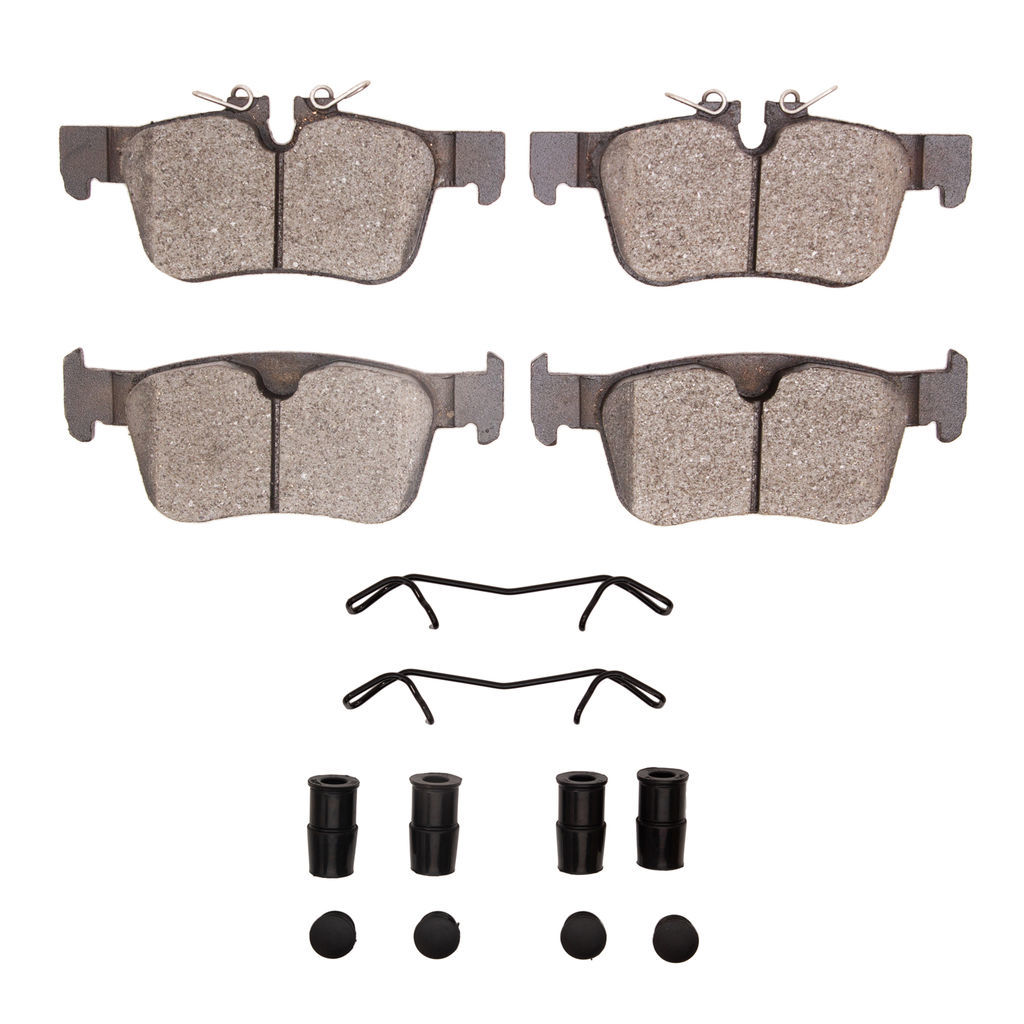 Dynamic Friction 1600-1938-01 - 5000 Euro Ceramic Brake Pads With Hardware