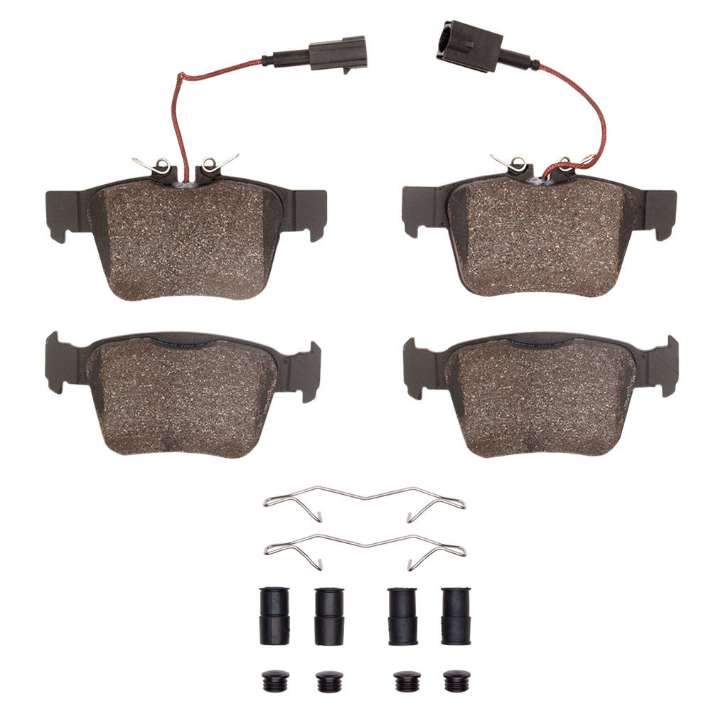 Dynamic Friction 1600-1989-11 - 5000 Euro Ceramic Brake Pads With Hardware