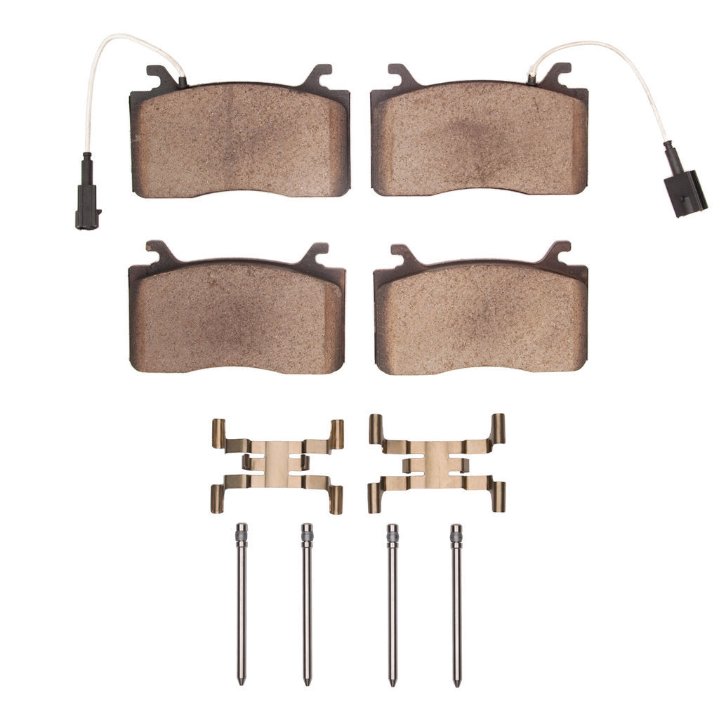Dynamic Friction 1600-2052-01 - 5000 Euro Ceramic Brake Pads With Hardware