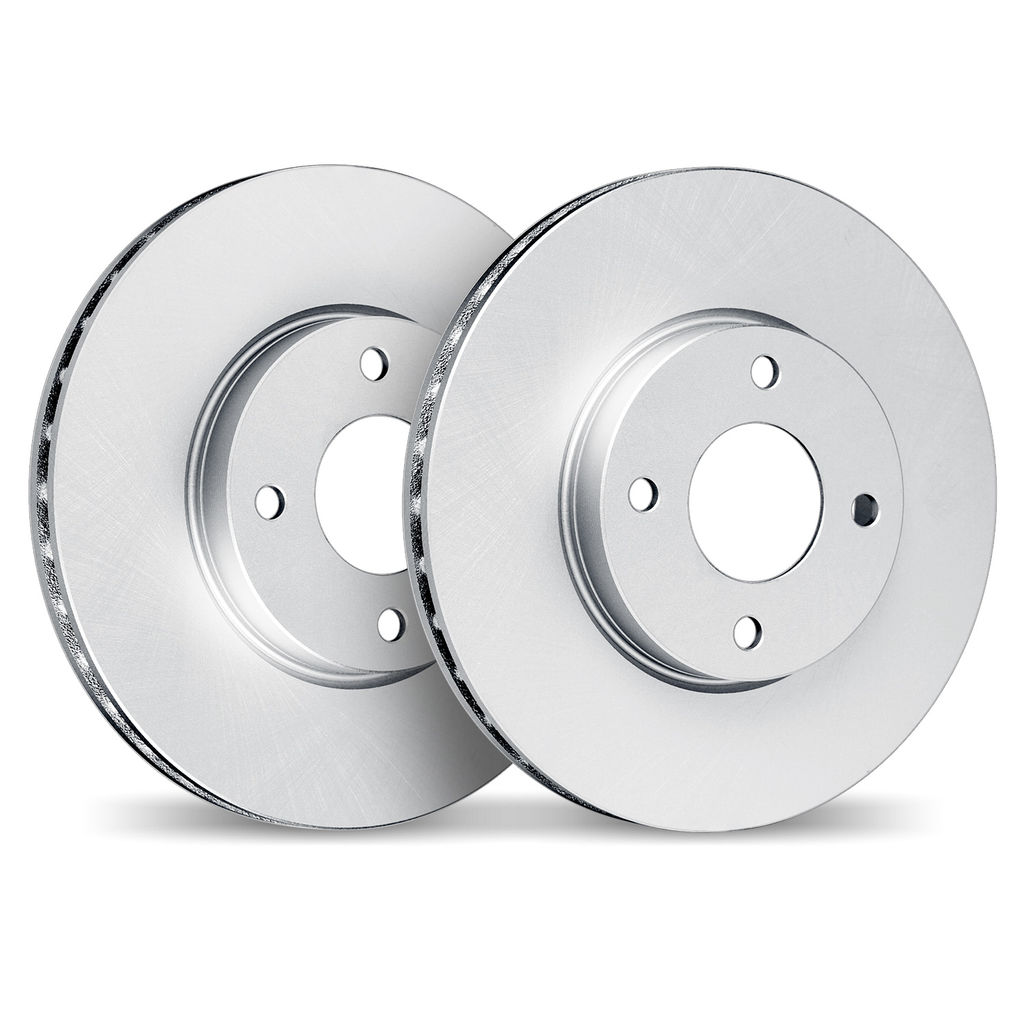 Dynamic Friction 4002-07003 - Geospec Coated Smooth Brake Rotor 2 Wheel Set