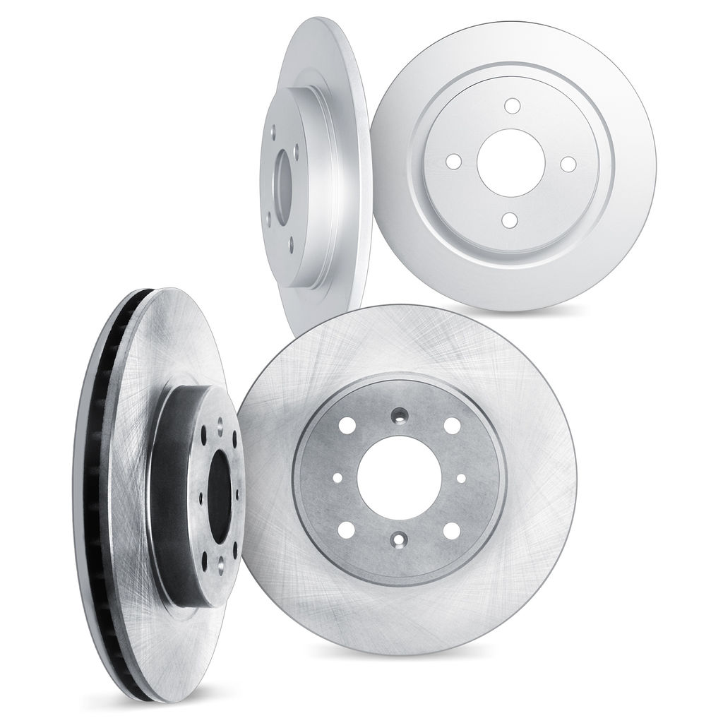 Dynamic Friction 6004-68000 - Quickstop Replacement Brake Rotors 4 Wheel Set
