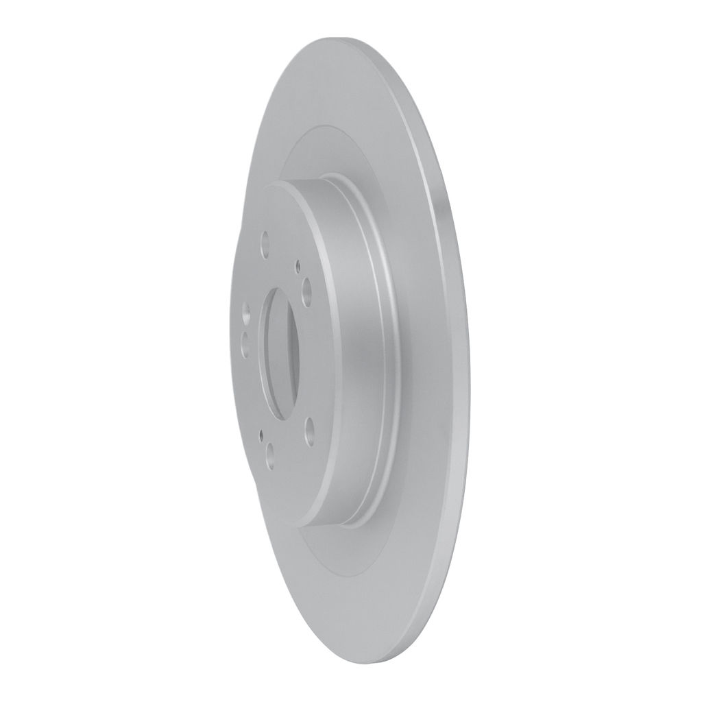 Dynamic Friction 604-76135 - Geospec Coated Smooth Brake Rotor