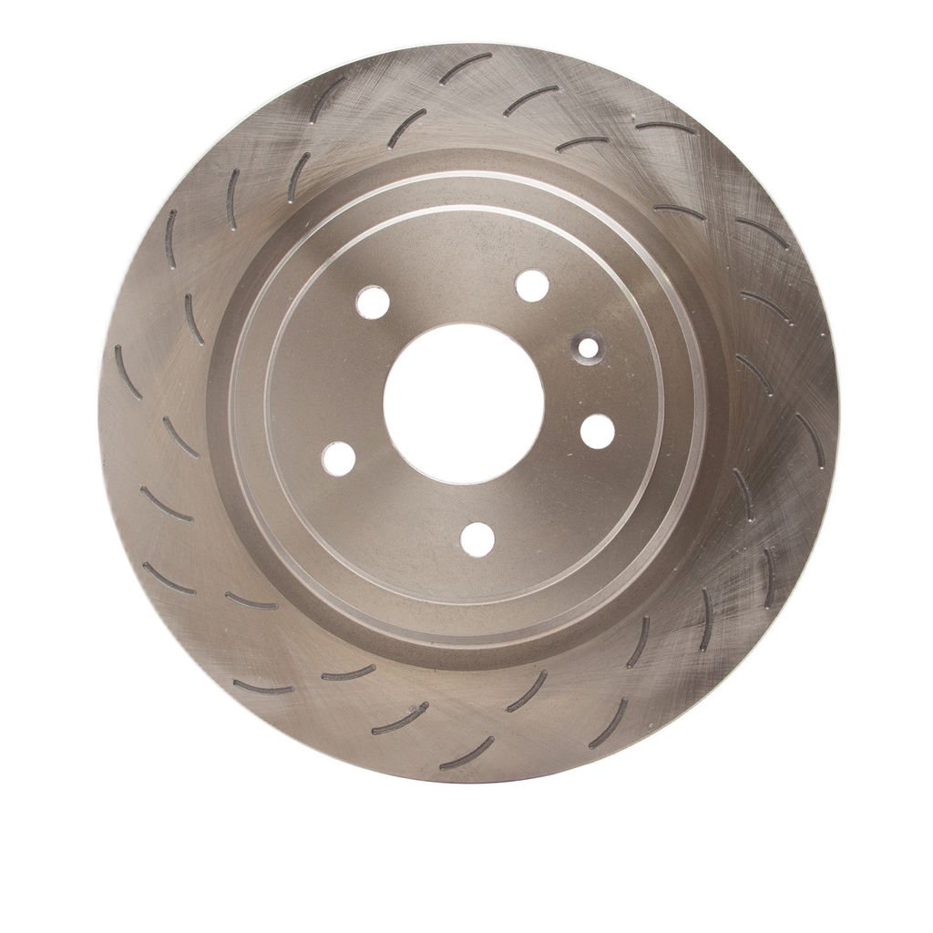 Dynamic Friction 610-47046 - Quickstop Replacement Slotted Brake Rotor