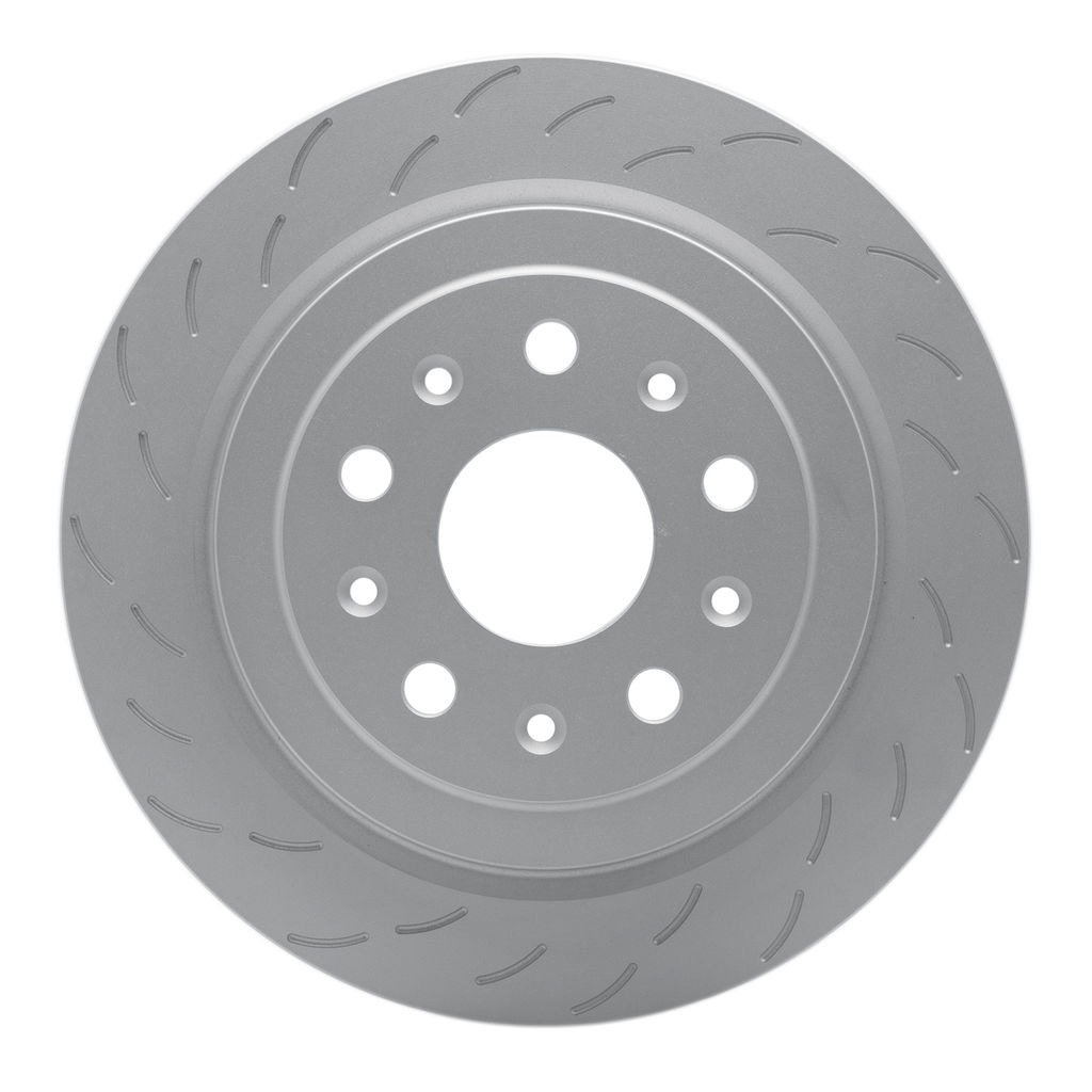 Geospec Coated Slotted Brake Rotor