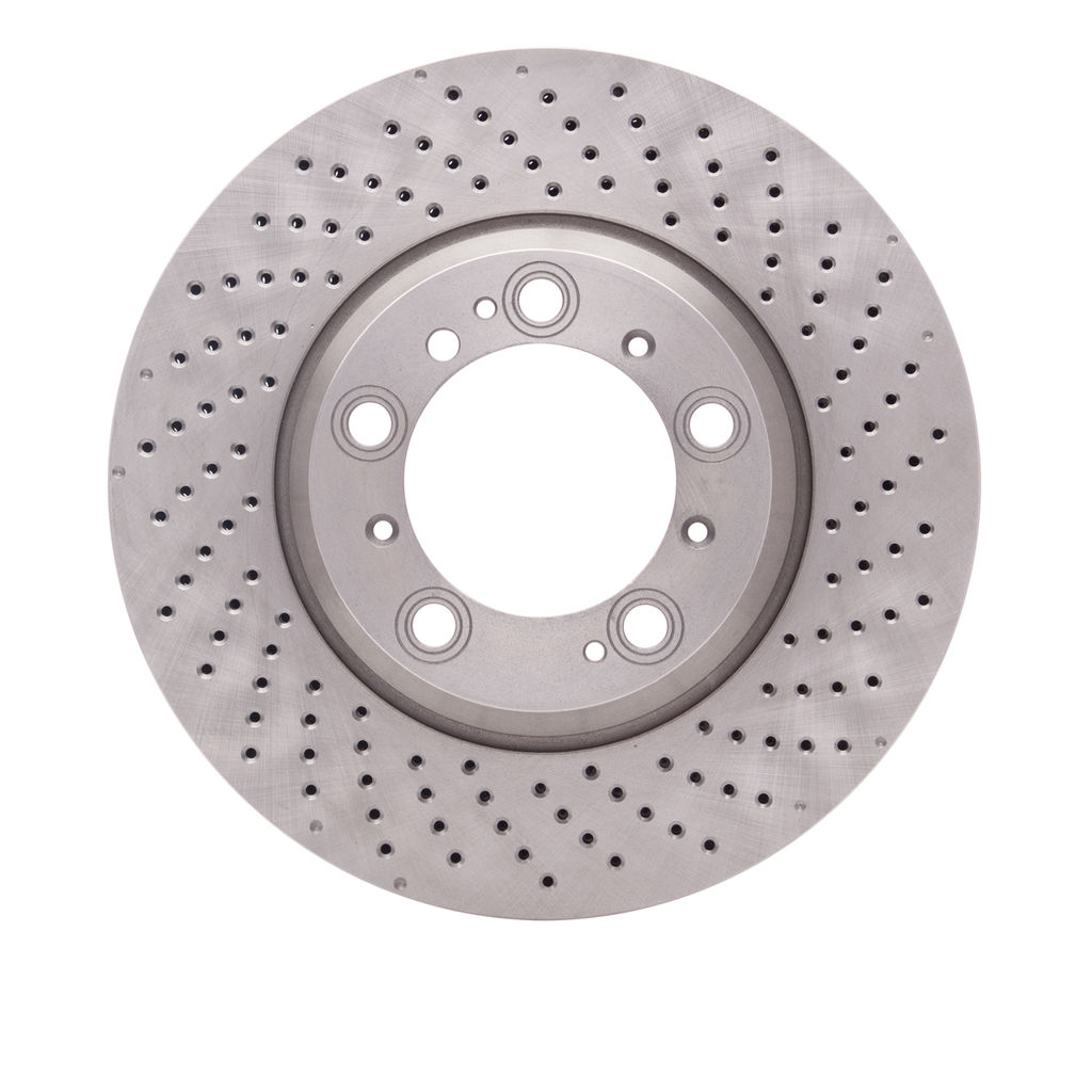 Dynamic Friction 620-02066D - Quickstop Replacement Drilled Brake Rotor