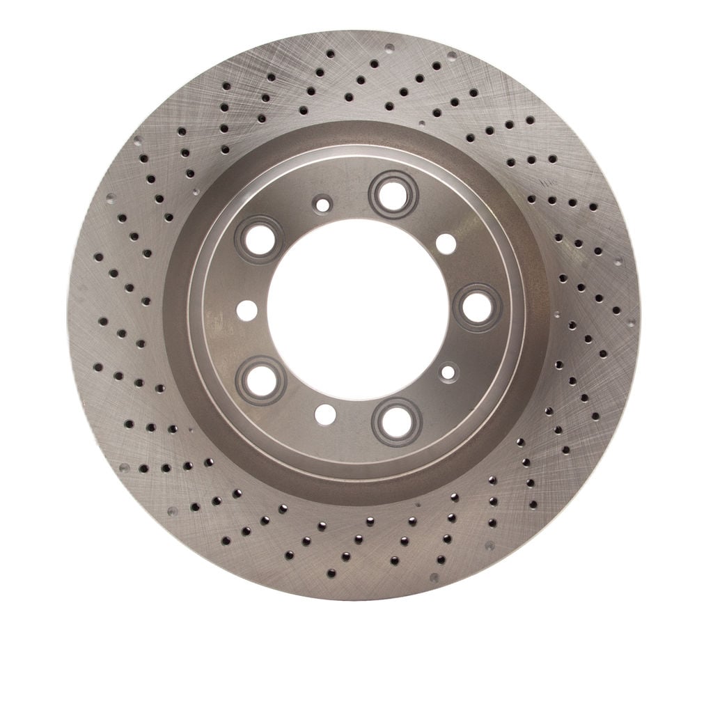 Dynamic Friction 620-02110D - Quickstop Replacement Drilled Brake Rotor