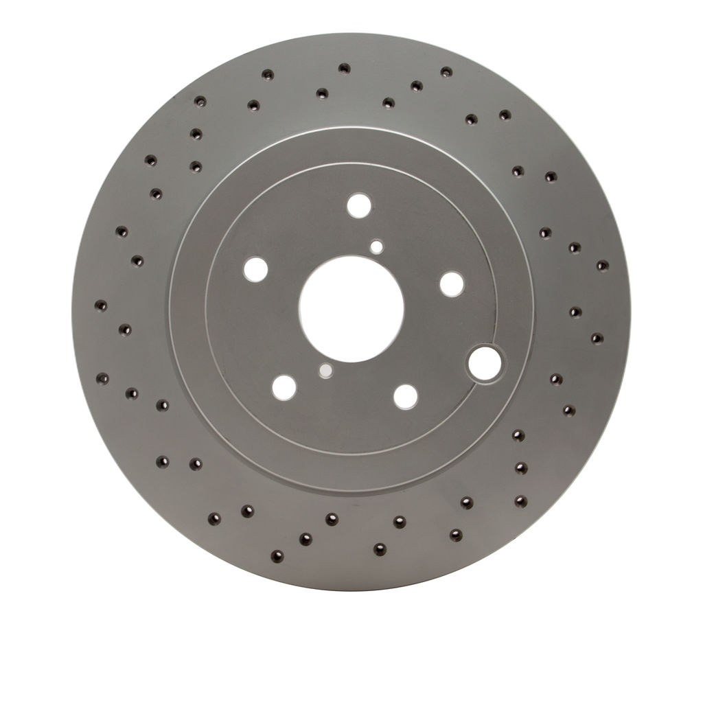 Geospec Coated Drilled Brake Rotor