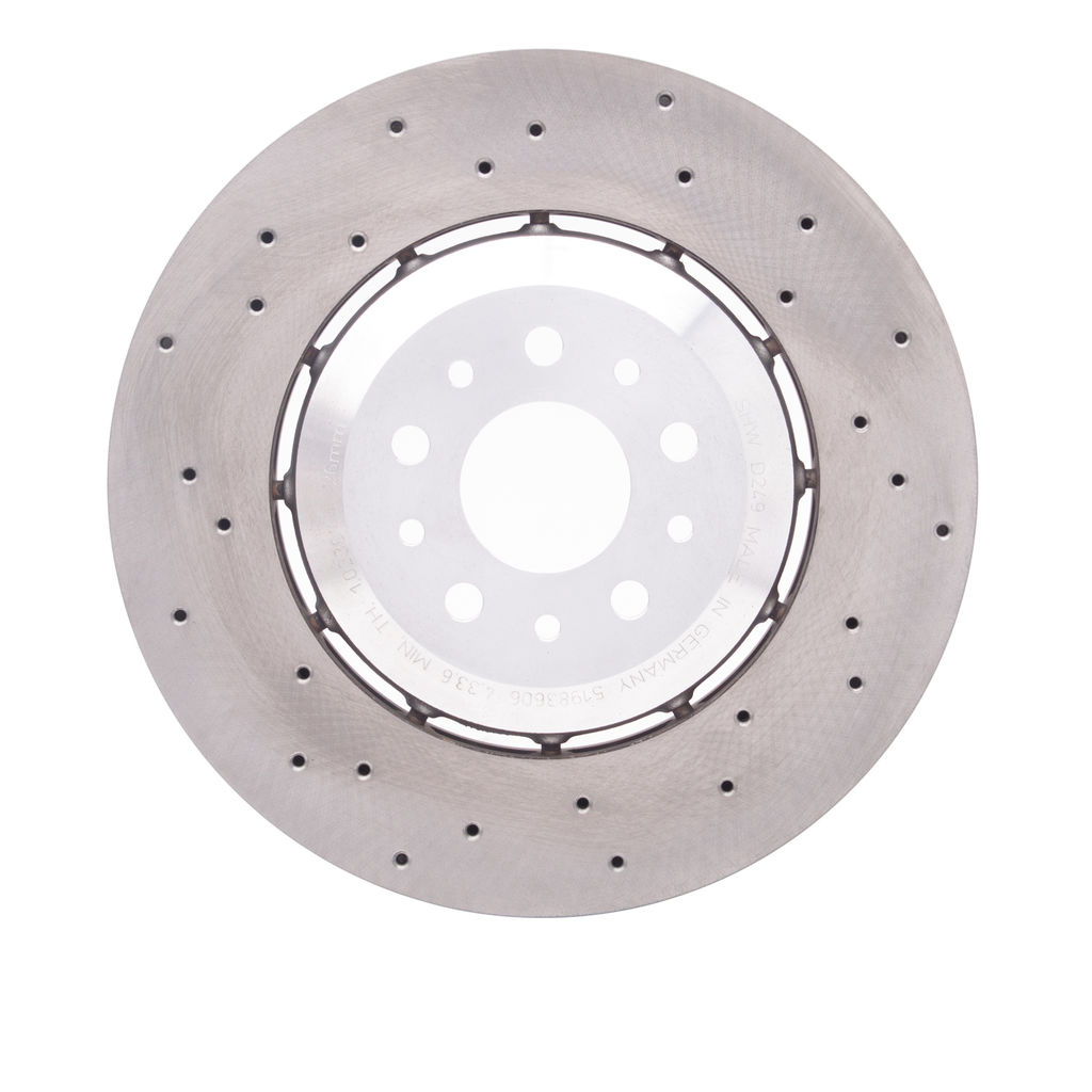 Geospec Coated Drilled Brake Rotor