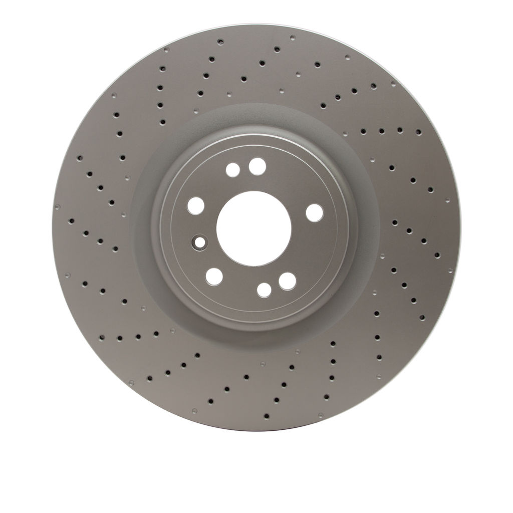Dynamic Friction 624-63145 - Geospec Coated Drilled Brake Rotor