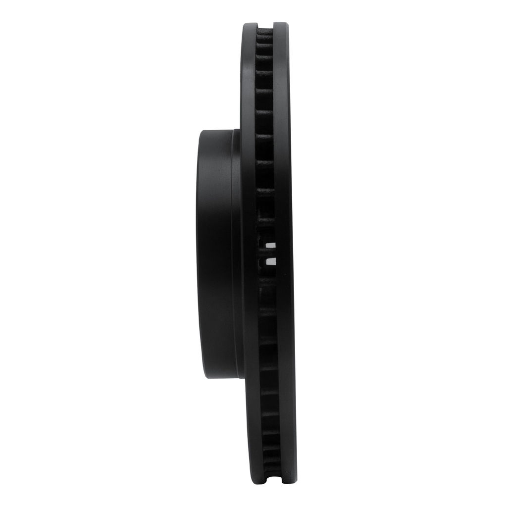 Dynamic Friction 633-13026L - Drilled and Slotted Black Zinc Brake Rotor