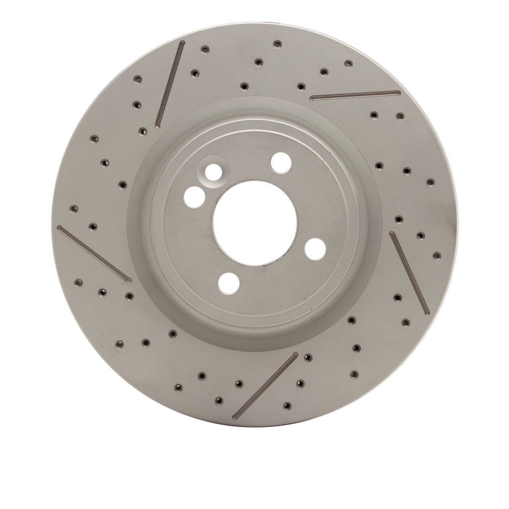 Geospec Coated Drilled and Slotted Brake Rotor
