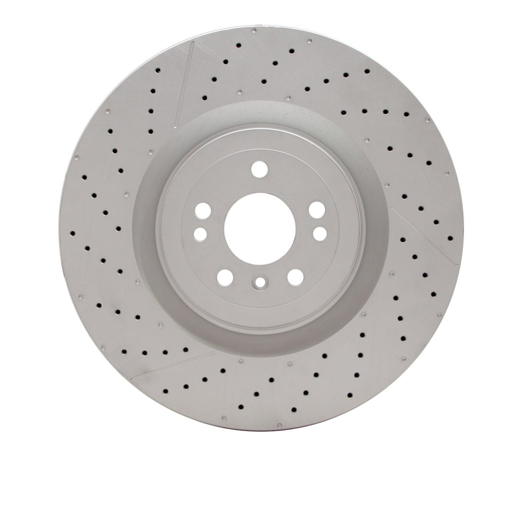 Geospec Coated Drilled and Slotted Brake Rotor
