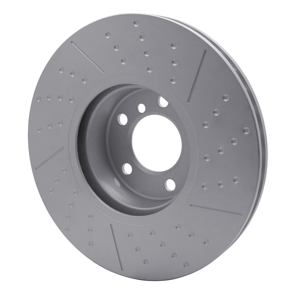 Geospec Coated Dimpled and Slotted Brake Rotor