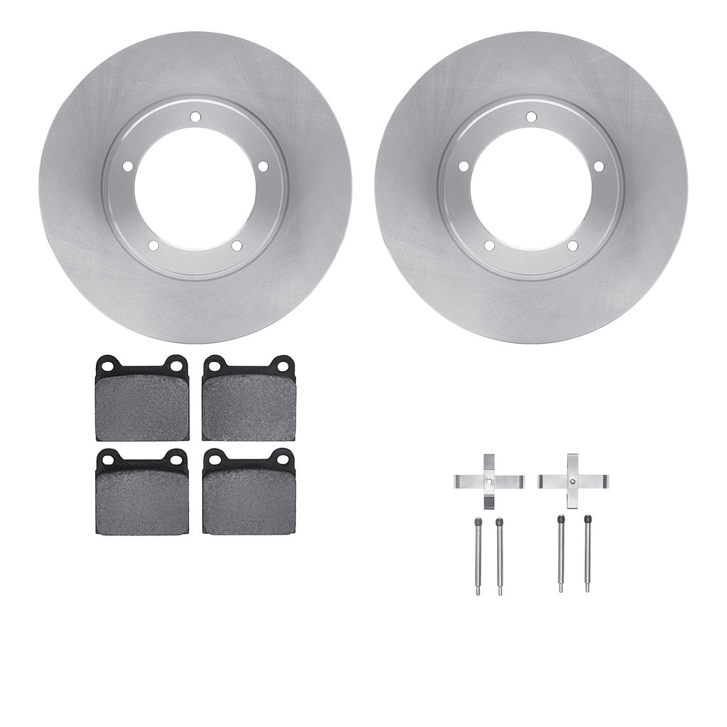 Dynamic Friction 6512-02036 - Brake Kit - Quickstop Rotors and 5000 Brake Pads With Hardware