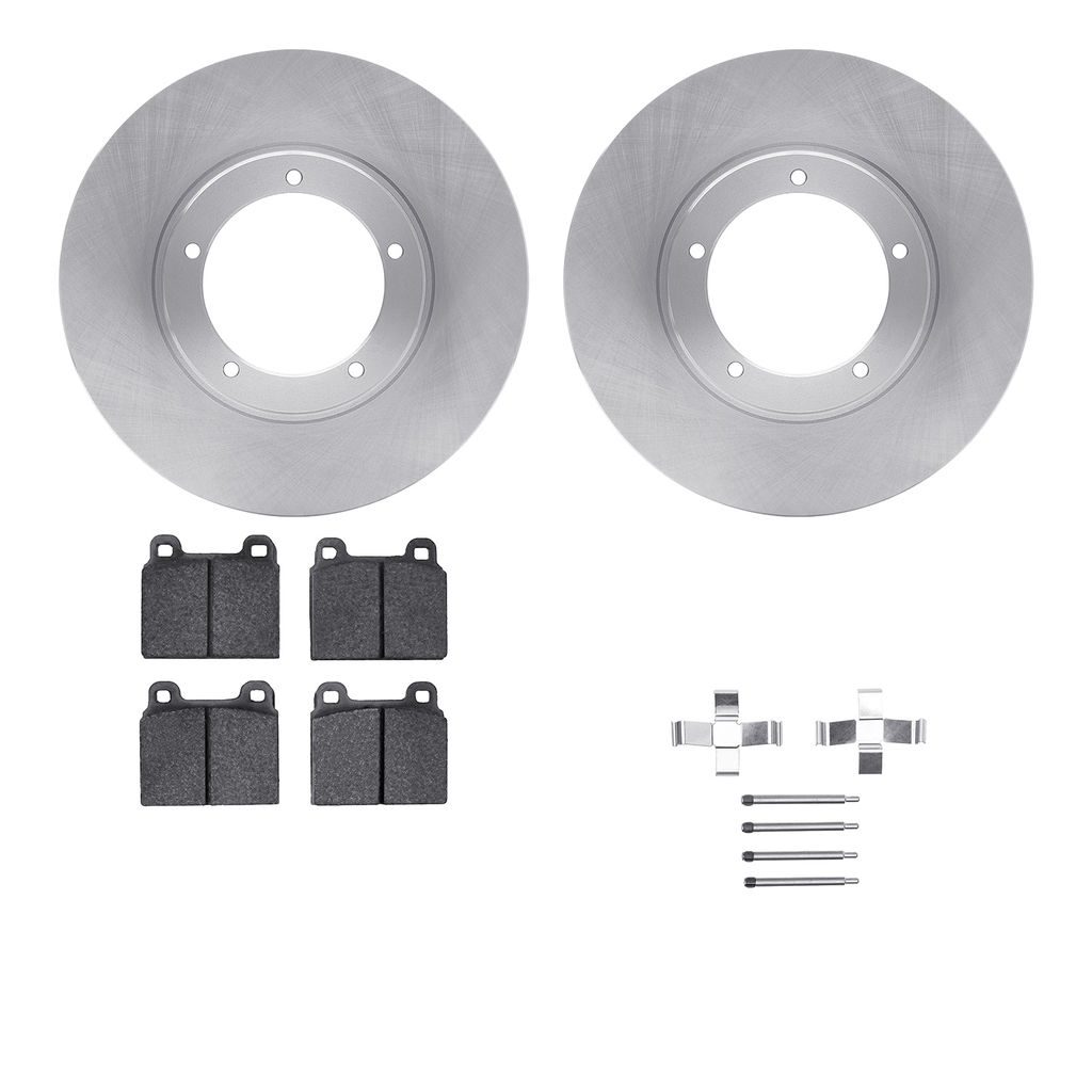 Dynamic Friction 6512-02037 - Brake Kit - Quickstop Rotors and 5000 Brake Pads With Hardware