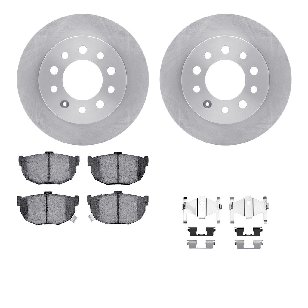 Dynamic Friction 6512-03201 - Brake Kit - Quickstop Rotors and 5000 Brake Pads With Hardware