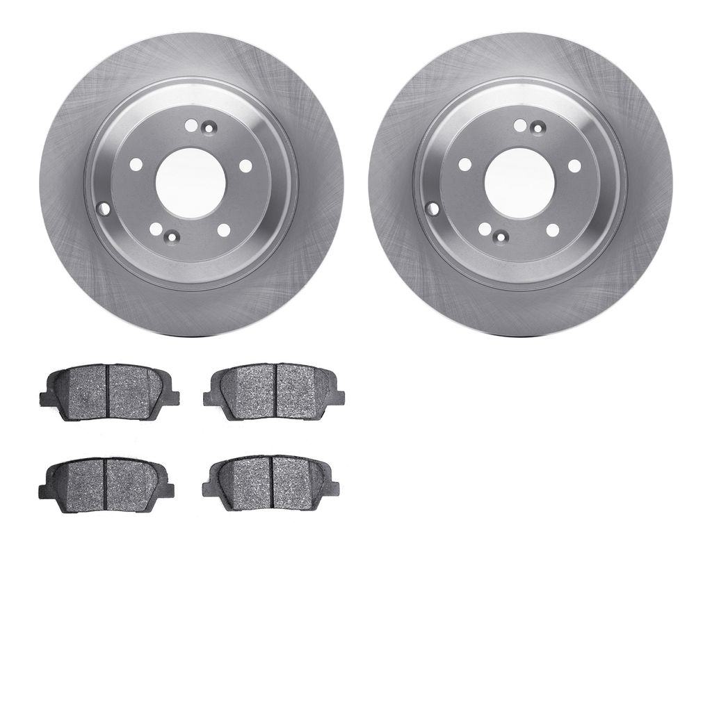 Dynamic Friction 6512-03303 - Brake Kit - Quickstop Rotors and 5000 Brake Pads With Hardware