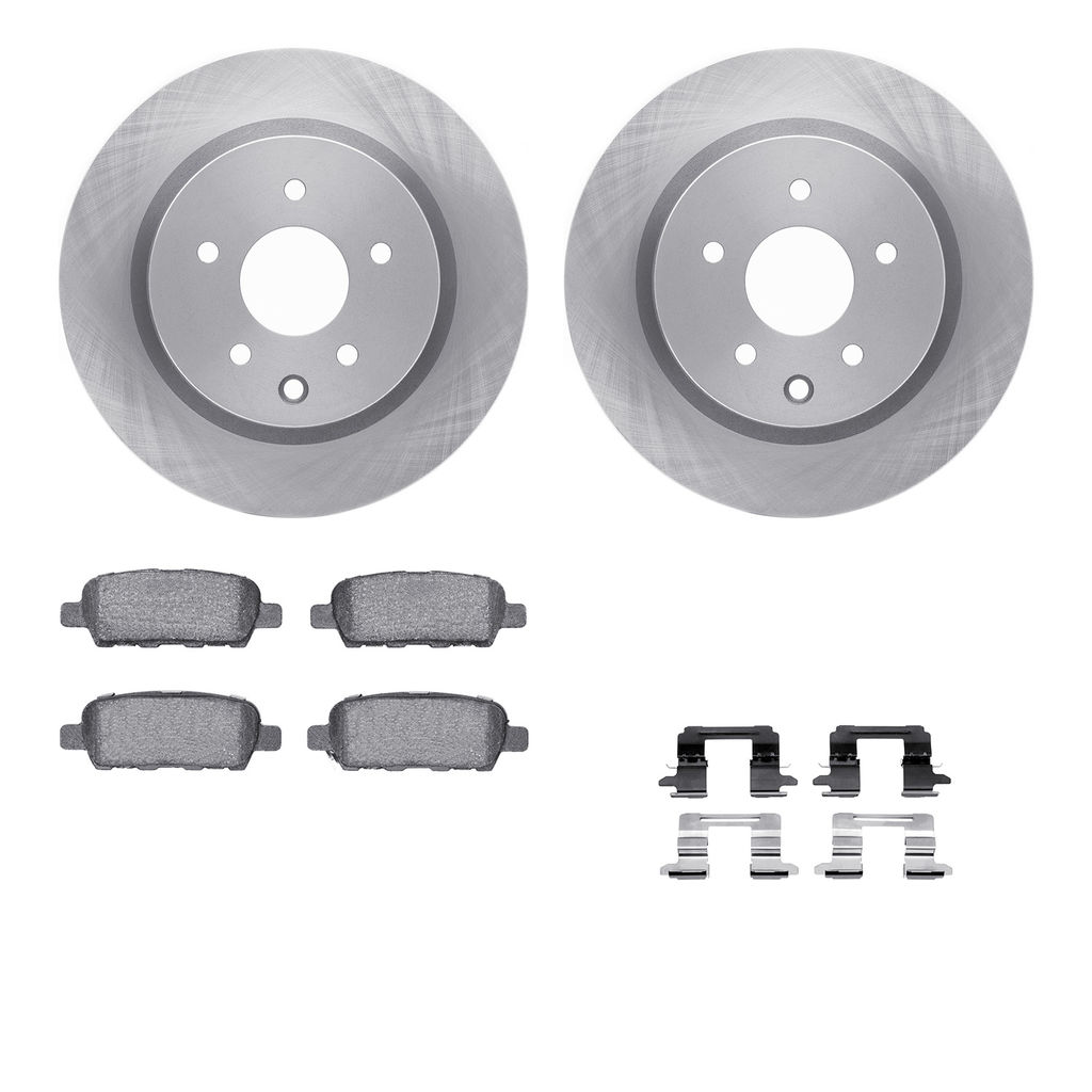 Dynamic Friction 6512-67362 - Brake Kit - Quickstop Rotors and 5000 Brake Pads With Hardware