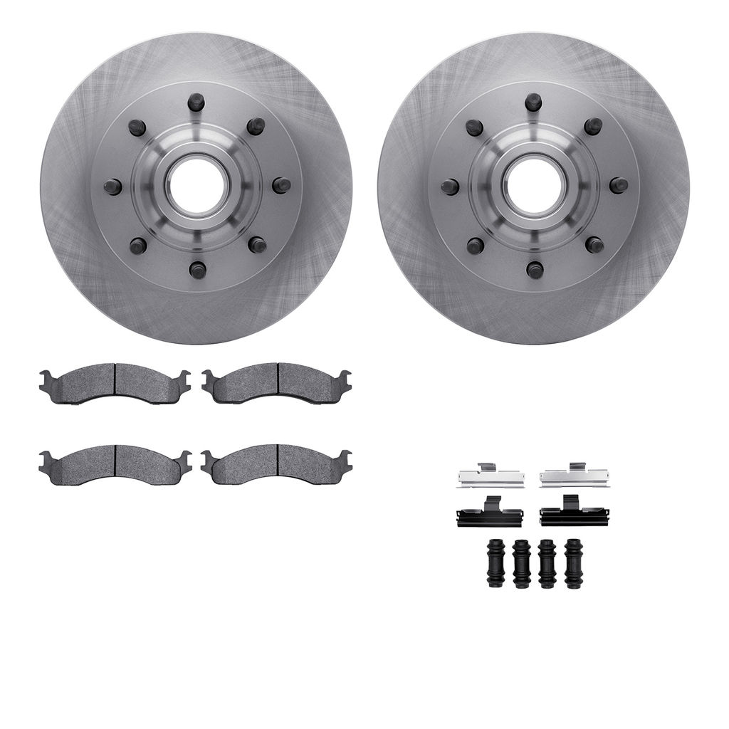 Dynamic Friction 340-54040 – Kit Attrezzi Per Freni A Disco – Compatibile Con Dodge Ram Van E Ford E-Series