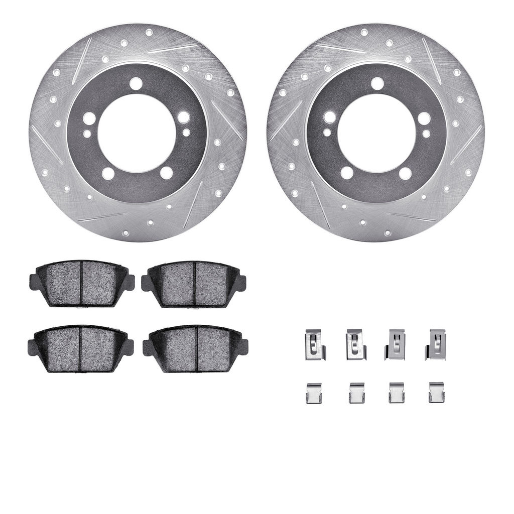 R1 Concepts Front Brakes and Rotors Kit |Front Brake Pads| Brake Rotors and  Pads| Ceramic Brake Pads and Rotors FEC.47049.02