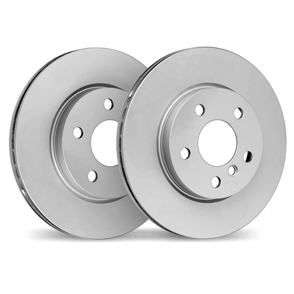 Dynamic Friction 9002-02029 - Hi-Carbon Alloy Geomet Coated Smooth Brake Rotor 2 Wheel Set