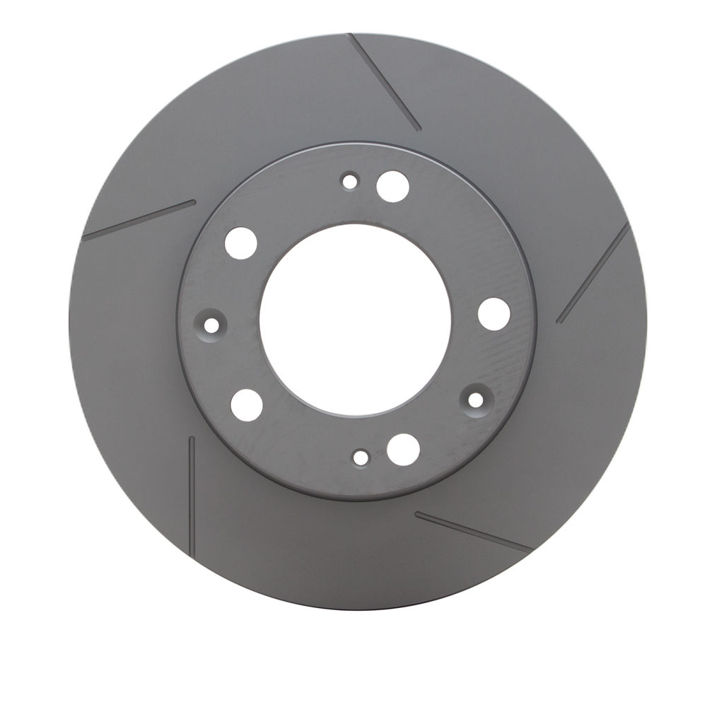 Hi-Carbon Alloy Geomet Coated Slotted Brake Rotor