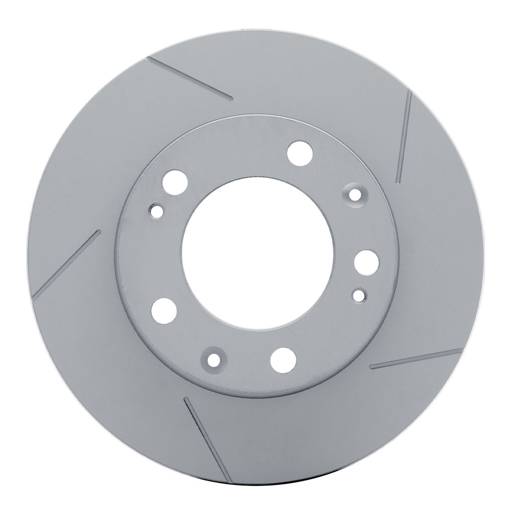 Hi-Carbon Alloy Geomet Coated Slotted Brake Rotor