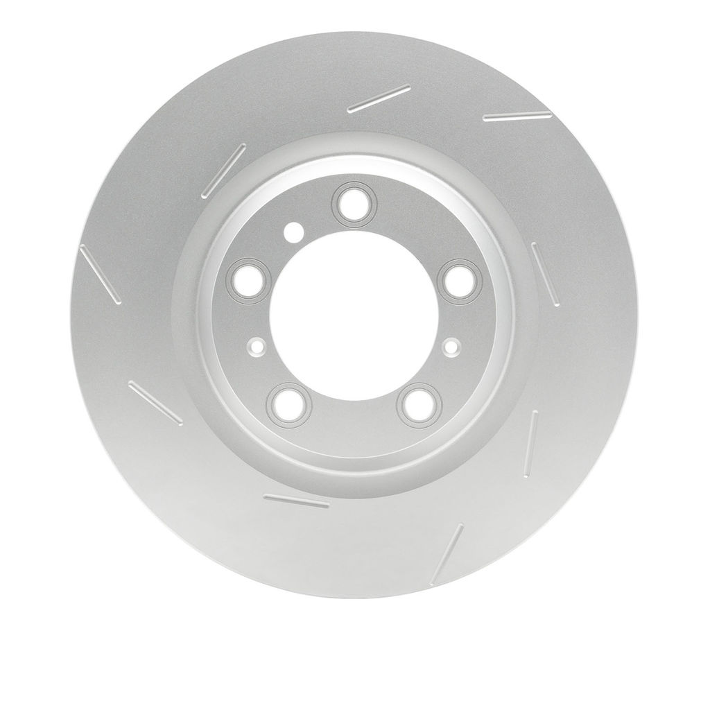 Hi-Carbon Alloy Geomet Coated Slotted Brake Rotor