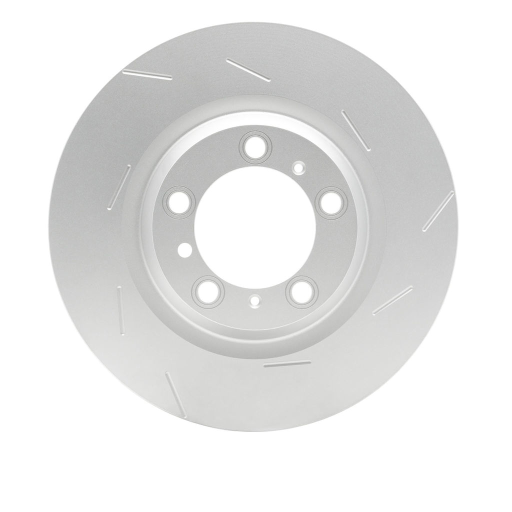 Hi-Carbon Alloy Geomet Coated Slotted Brake Rotor