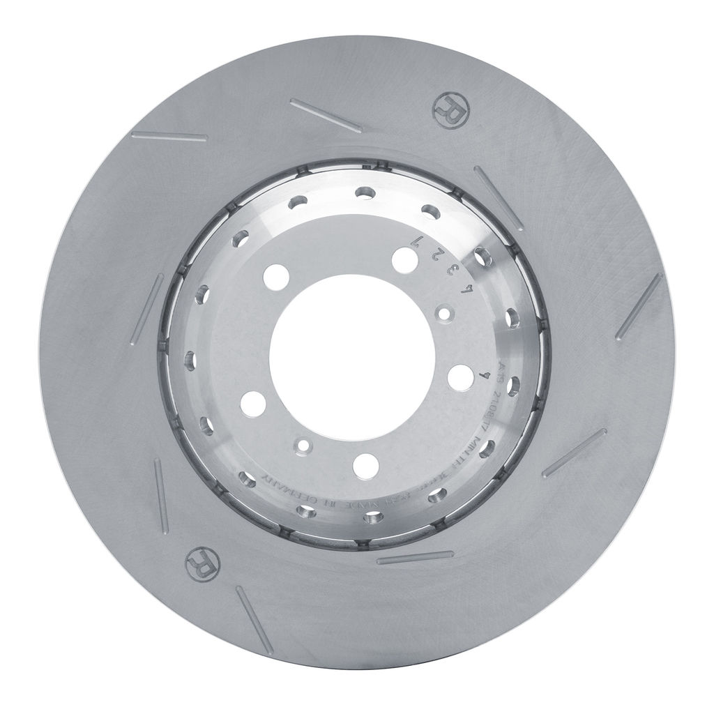 Hi-Carbon Alloy Geomet Coated Slotted Brake Rotor