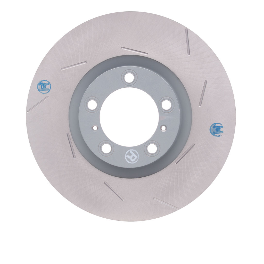 Hi-Carbon Alloy Geomet Coated Slotted Brake Rotor