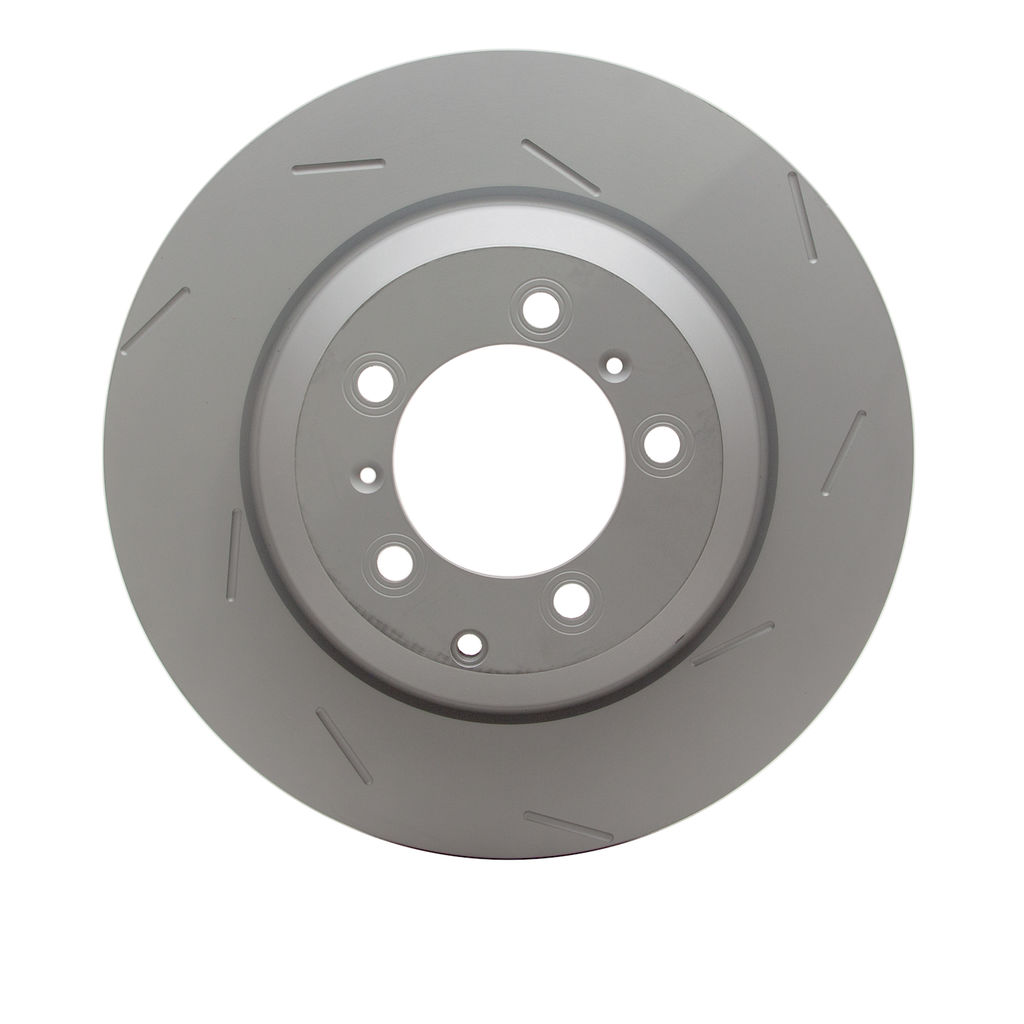 Hi-Carbon Alloy Geomet Coated Slotted Brake Rotor