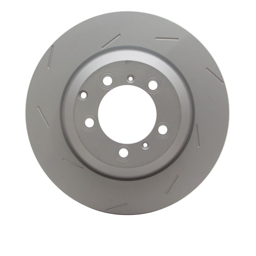 Hi-Carbon Alloy Geomet Coated Slotted Brake Rotor