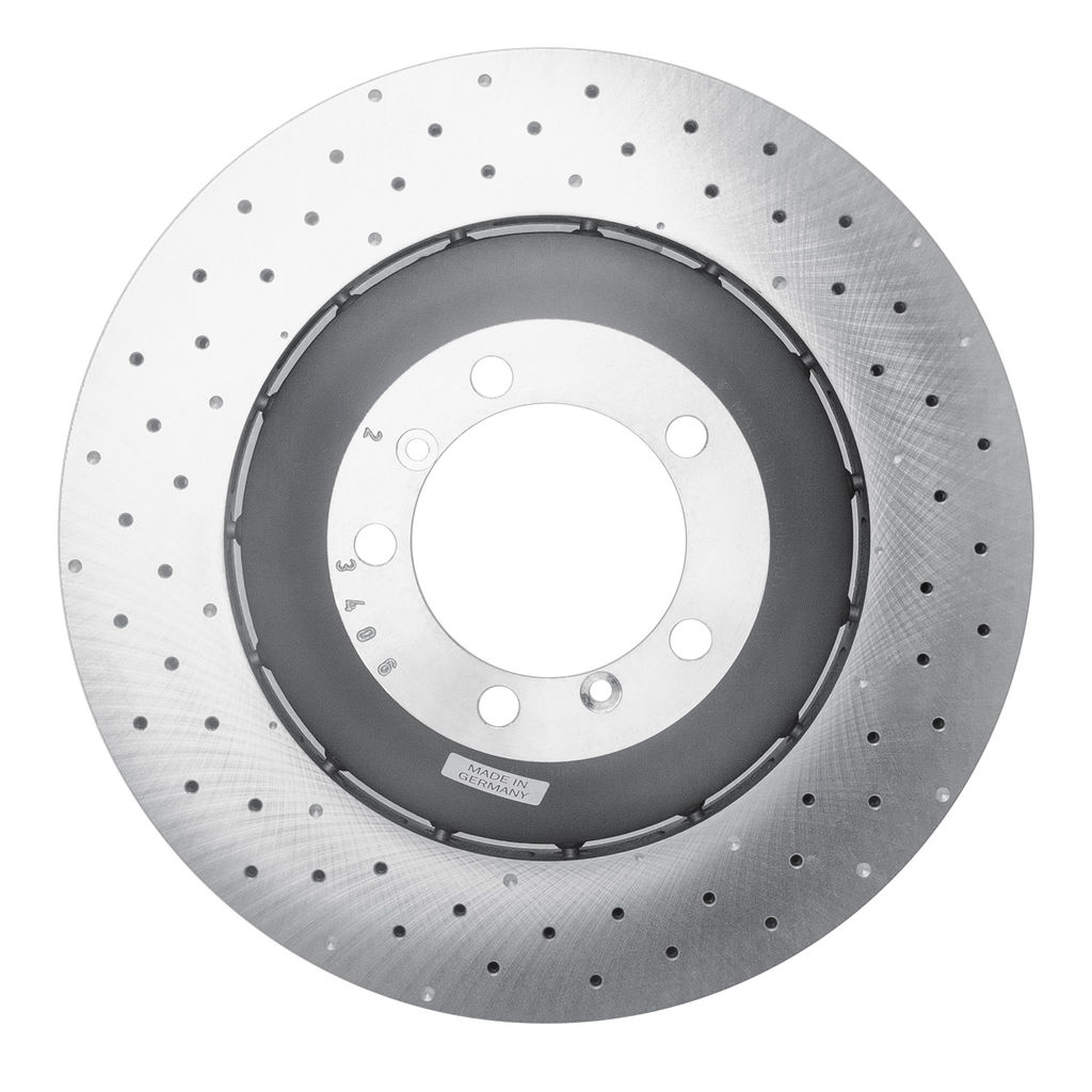 Hi-Carbon Alloy Geomet Coated Drilled Brake Rotor