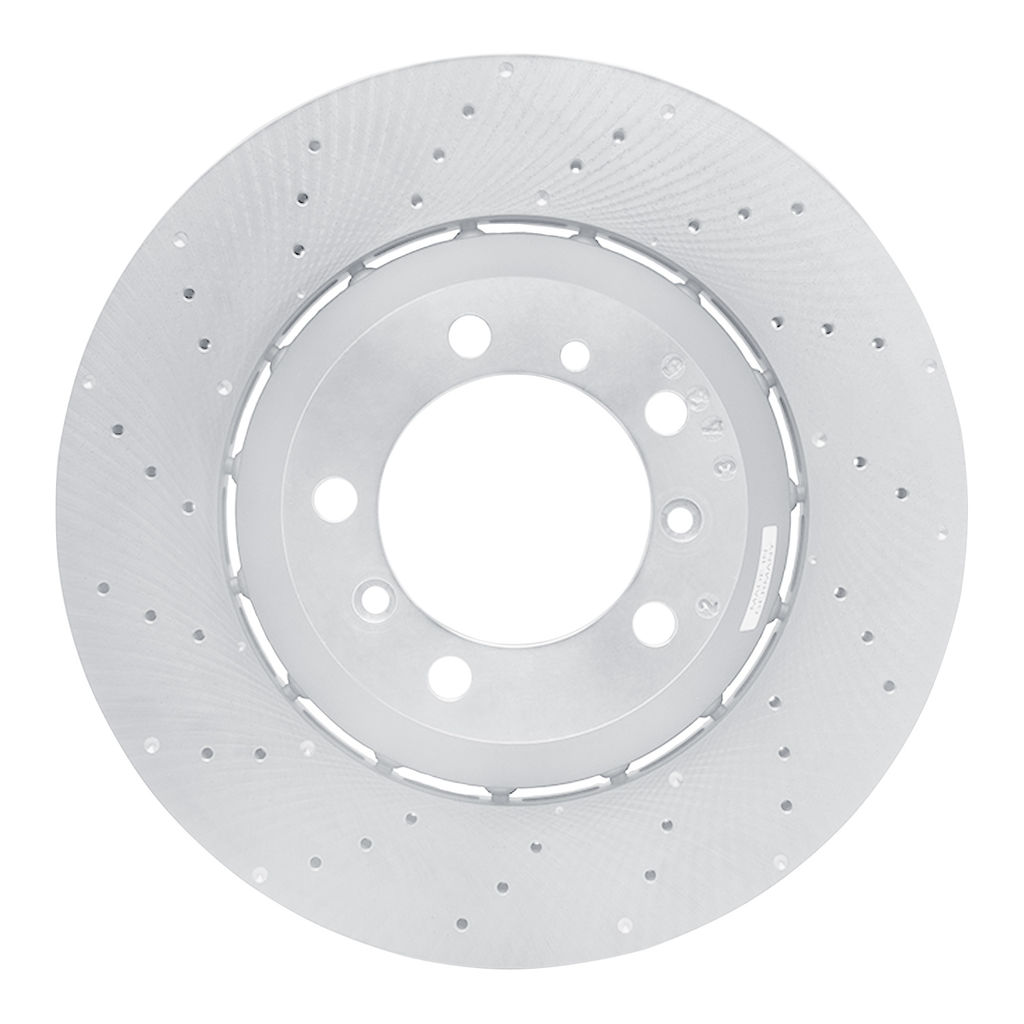 Hi-Carbon Alloy Geomet Coated Drilled Brake Rotor