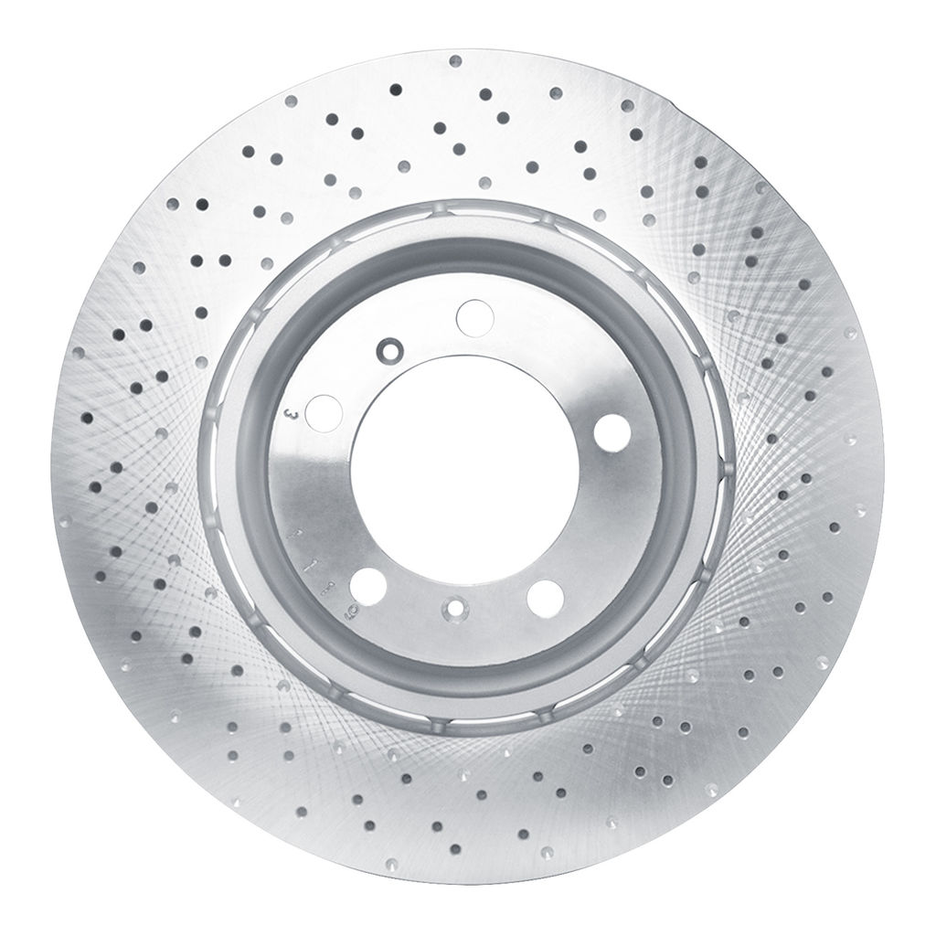 Hi-Carbon Alloy Geomet Coated Drilled Brake Rotor