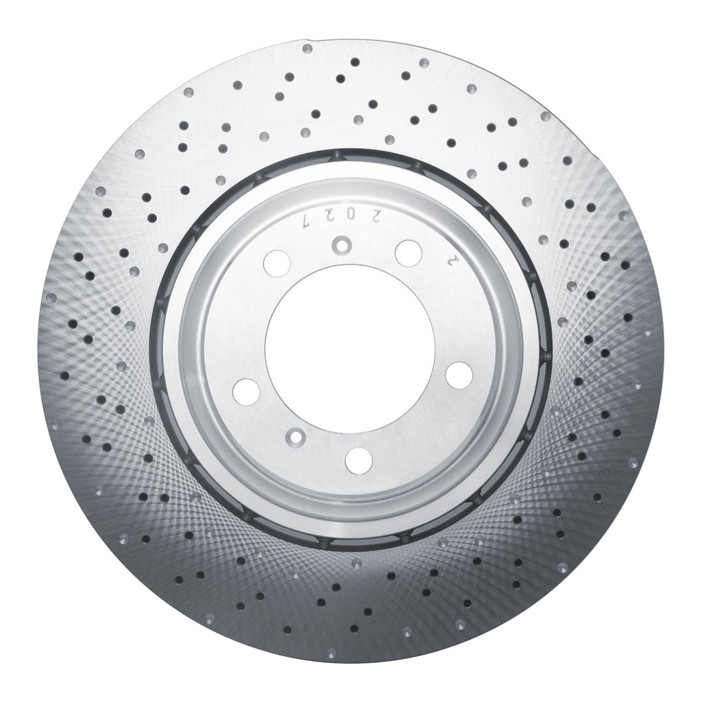 Hi-Carbon Alloy Geomet Coated Drilled Brake Rotor