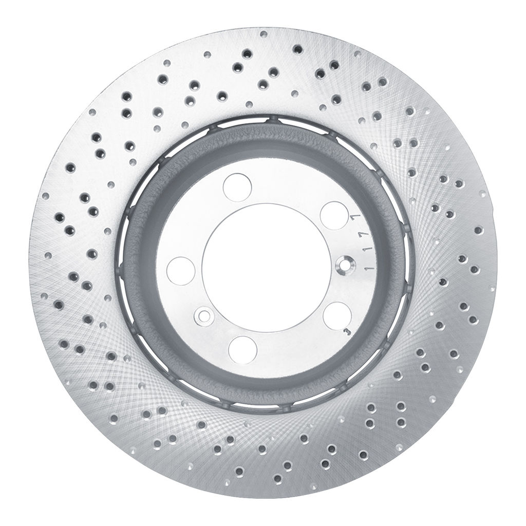 Hi-Carbon Alloy Geomet Coated Drilled Brake Rotor
