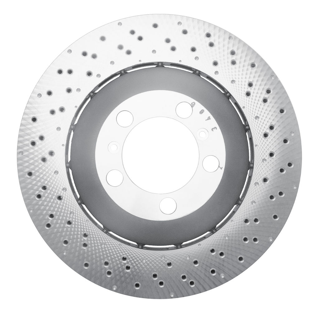 Hi-Carbon Alloy Geomet Coated Drilled Brake Rotor